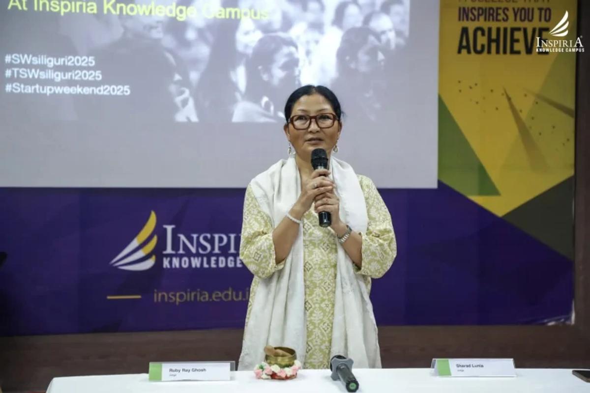 Sunita Lama conducted a mindful team-building session
