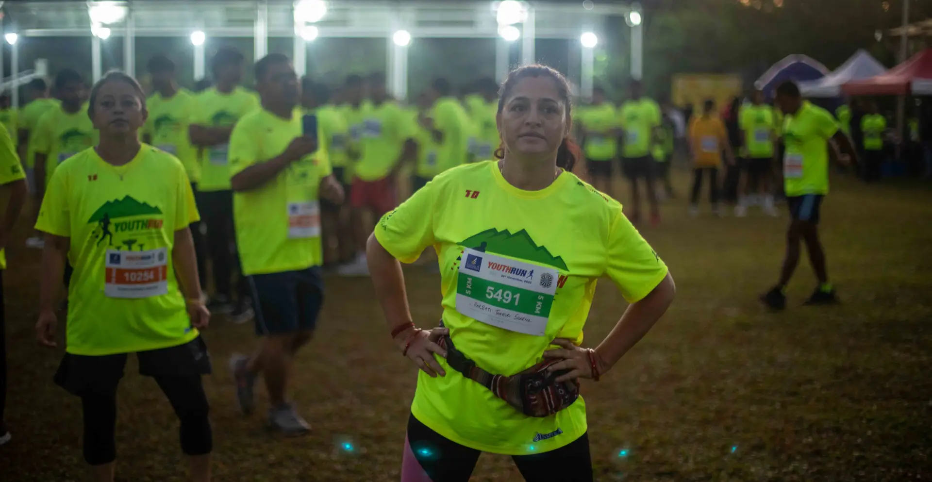Inspiria YouthRun 2023 — runners at the start