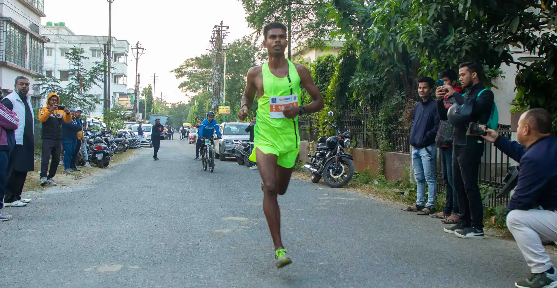 Inspiria YouthRun 2023 — the race underway