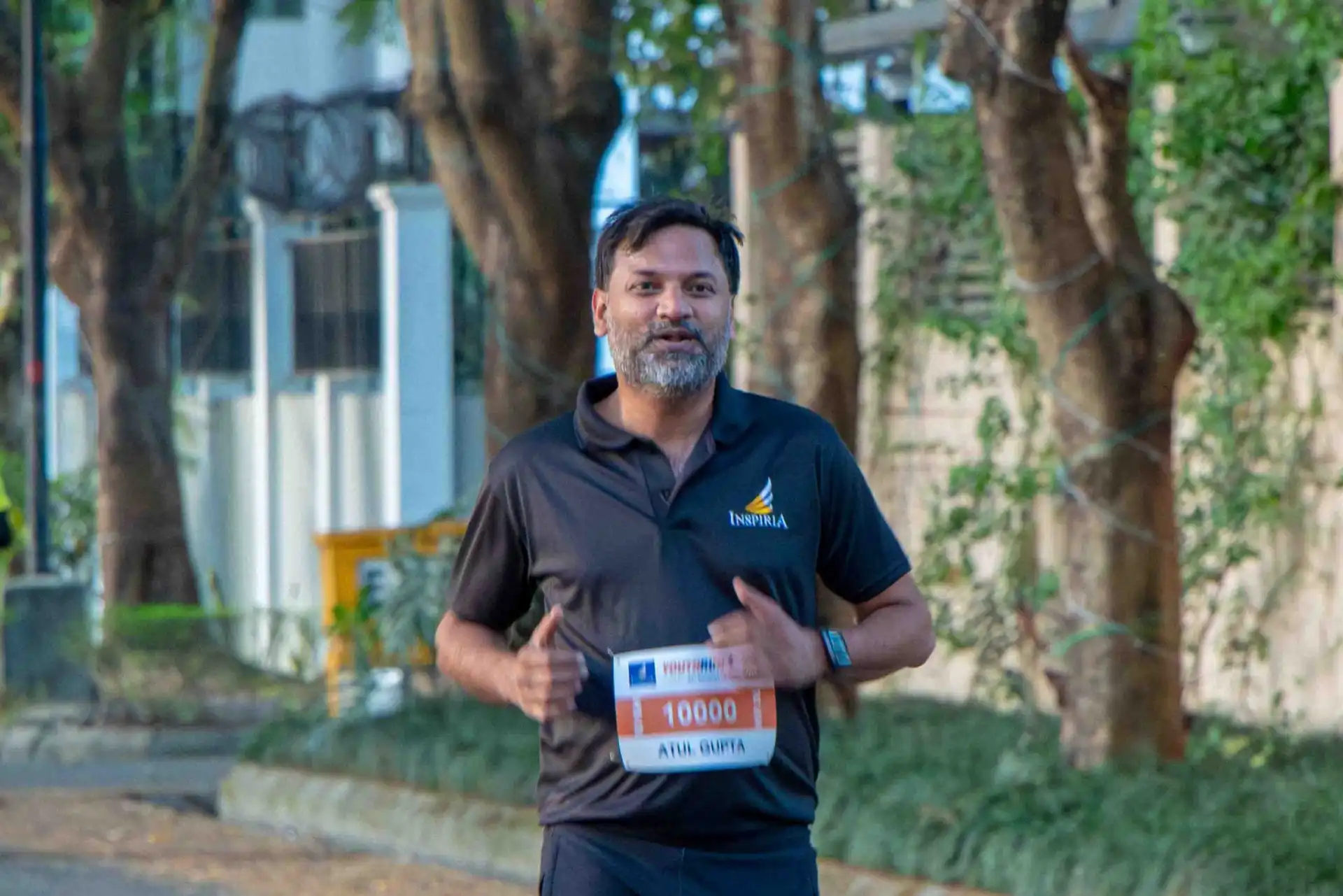 Mr. Atul Gupta at the Inspiria YouthRun 2023