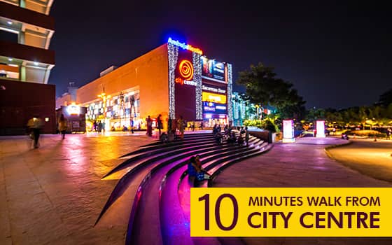 City Centre Siliguri — a 10-minute walk from Inspiria Knowledge Campus