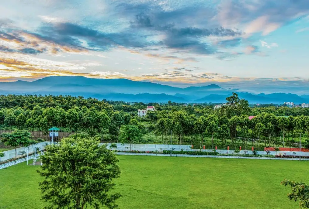 Balanced development — green campus