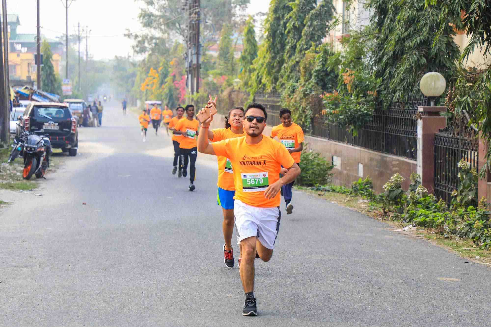 Inspiria YouthRun 2019 — mid-race