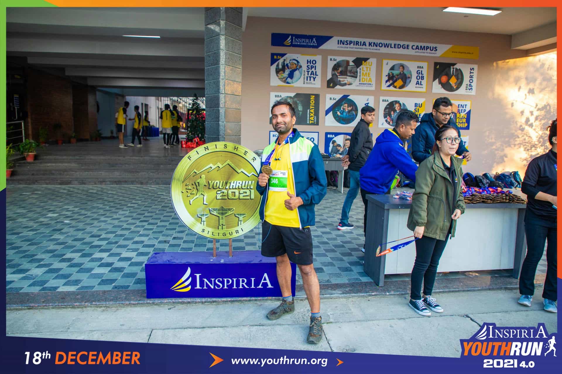 Inspiria YouthRun 2021 — runners on the road