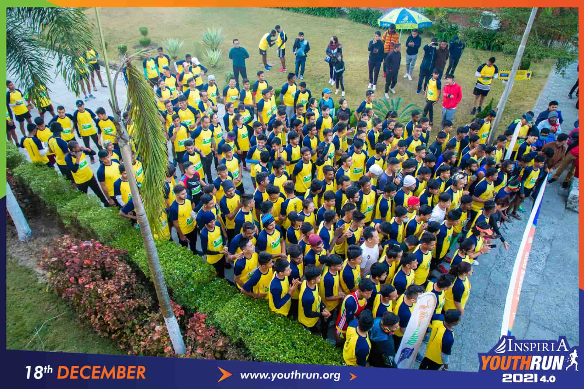 Inspiria YouthRun 2021 — on the route